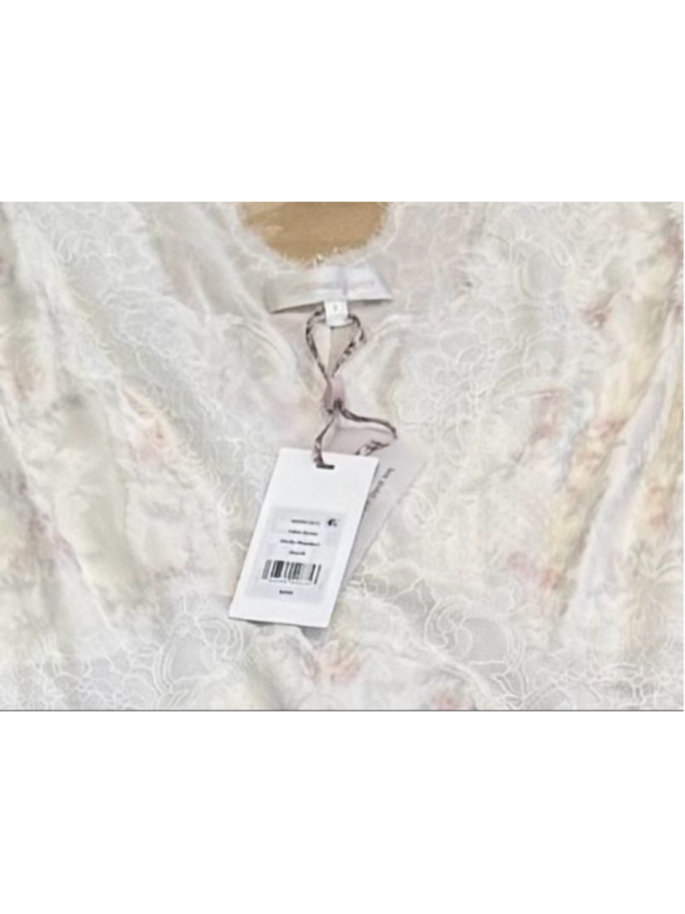 LoveShackFancy Mira Silk Blend Floral Lace Slip Midi Dress NWT 8 - Picture 5 of 7
